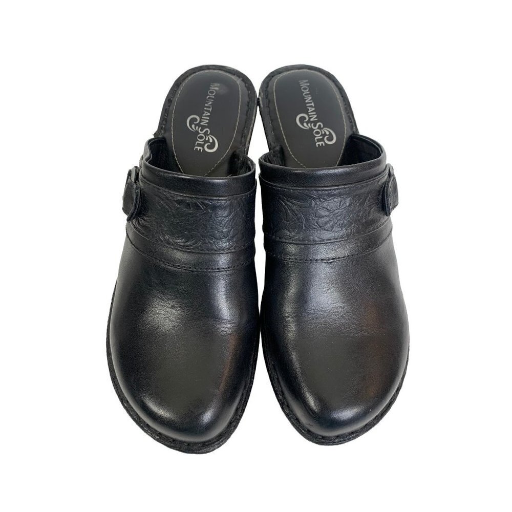 Mountain Sole Women's Black Clogs